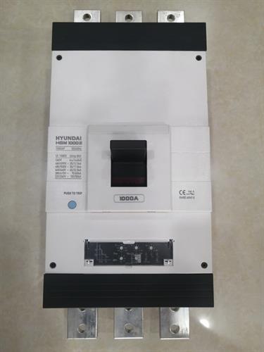 MCCB HYUNDAI 3P 1000A 70kA chỉnh dòng điện tử 0.4~1.0In ( HGM1000S )